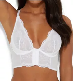 Superboost Lace Deep V Underwire Bralette White 32B