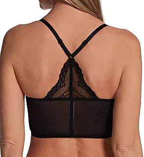 Superboost Lace Deep V Underwire Bralette Black 32C