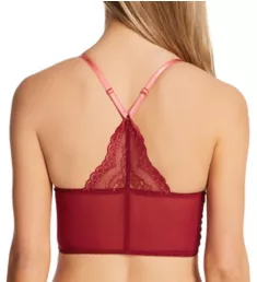 Superboost Lace Deep V Underwire Bralette Cranberry/Raspberry 32B