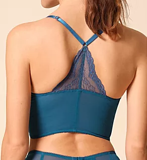 Superboost Lace Deep V Underwire Bralette Deep Teal 34B