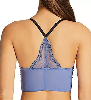 Superboost Lace Deep V Underwire Bralette Moonlight Blue 36D