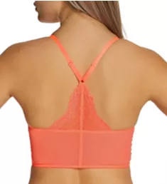 Superboost Lace Deep V Underwire Bralette Neon Coral 38D