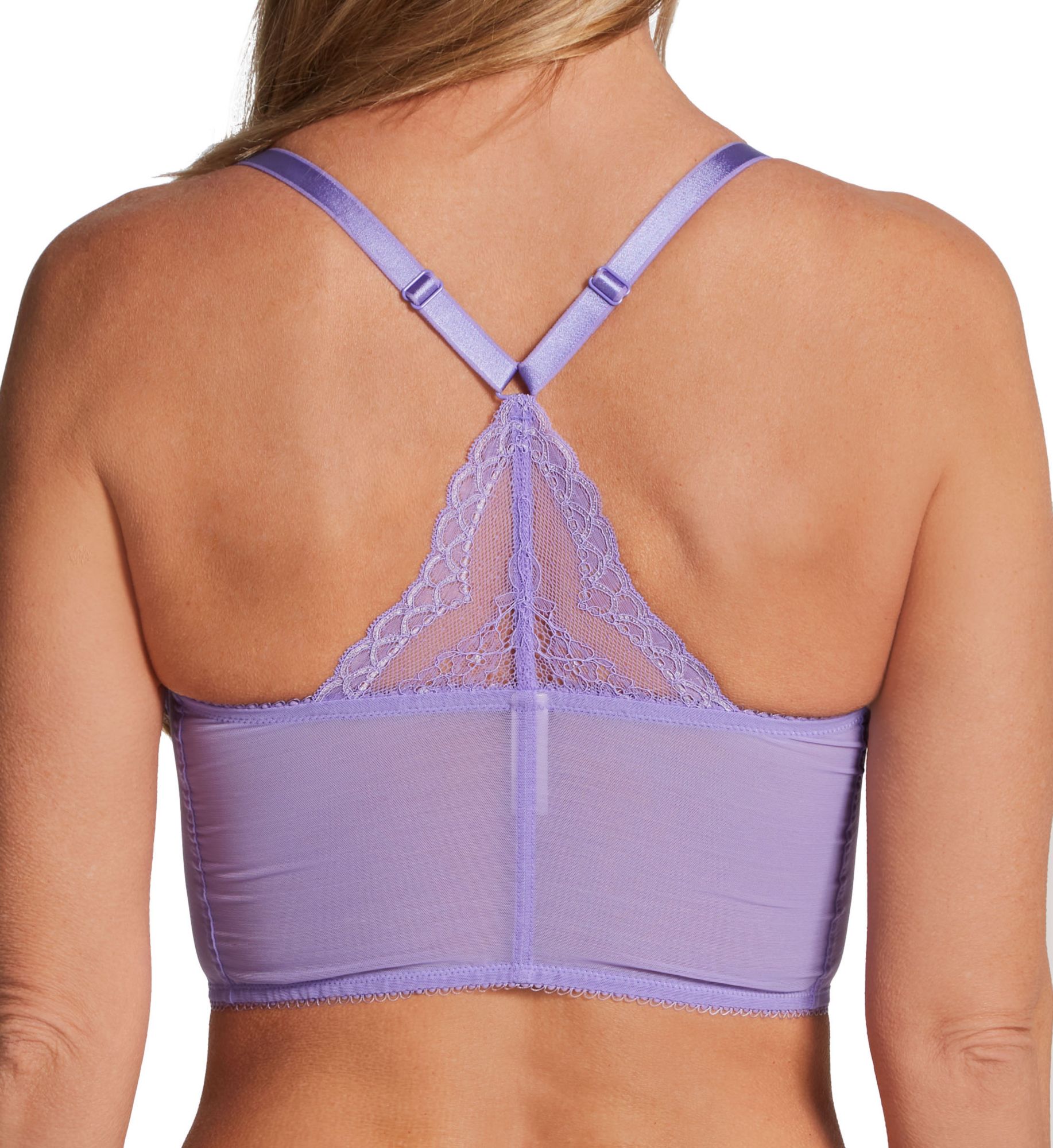 Gossard Superboost Lace Deep V Underwire Bralette Purple Hebe 38G  - Image 2