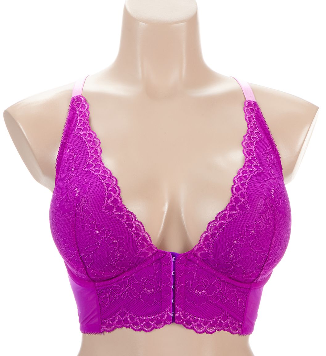 Gossard Superboost Lace Deep V Underwire Bralette Orchid 30DD  - Image 1