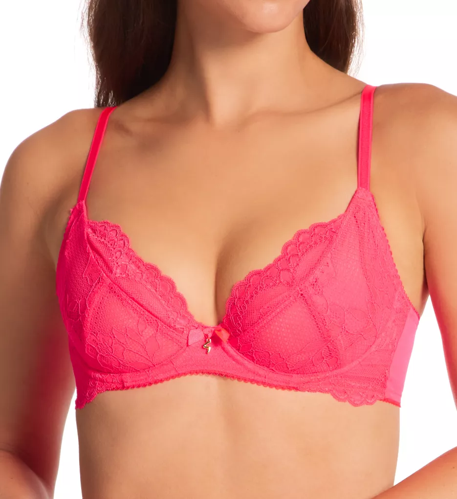 Superboost Lace Non-Padded Plunge Bra Diva Pink 38B