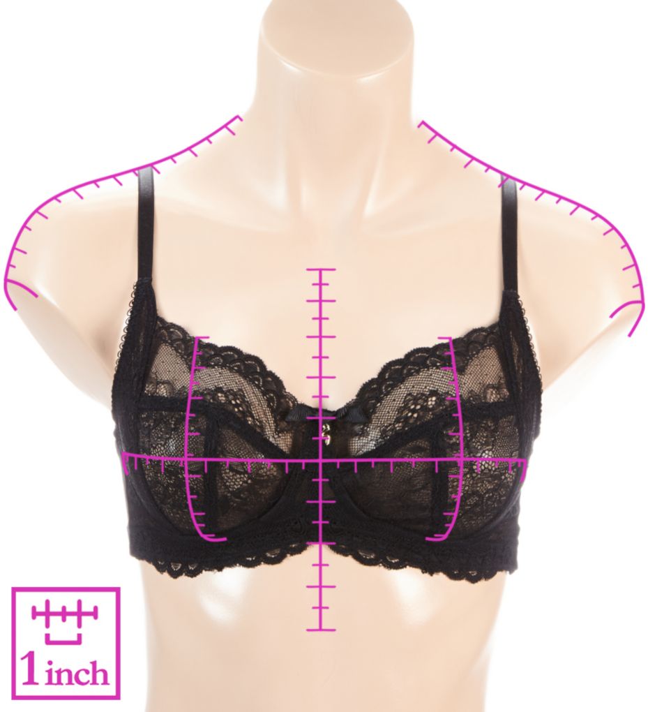 Gossard Superboost Lace Non-Wired Bra Black 32B  - Image 3