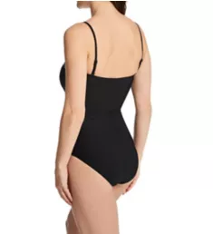 Onyx Strapless One Piece Swimsuit Black/Gold 8