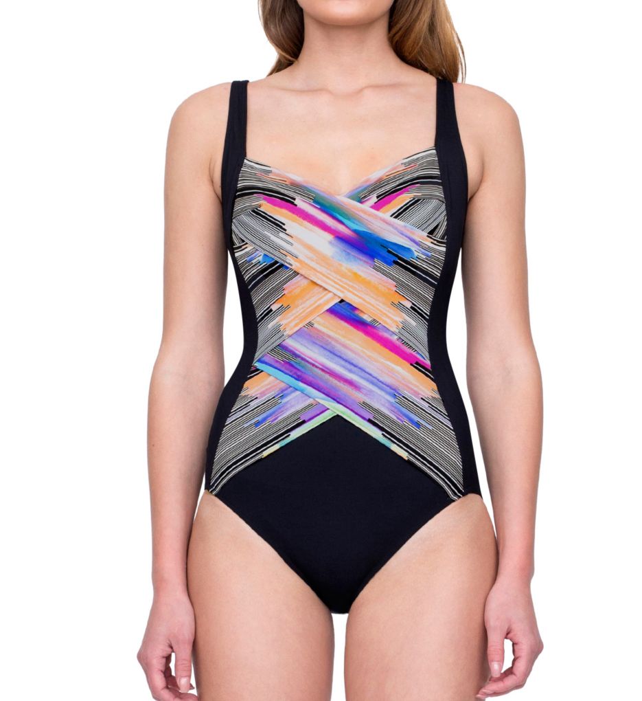 square neck swimwear