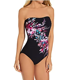 Cherry Blossom Bandeau One Piece Swimsuit