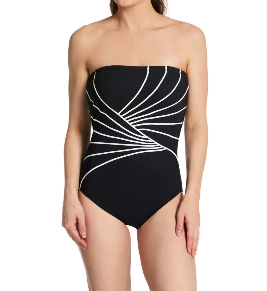 Gottex Essentials Embrace Bandeau Strapless One Piece Swimsuit, One Piece