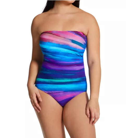 Gottex Midnight Light Bandeau One Piece Swimsuit ML070