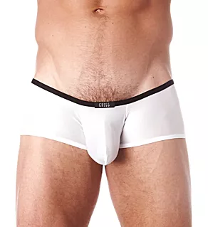 Voyeur Hyperstretch Microfiber Low Rise Trunk WHT L