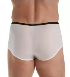 Voyeur Hyperstretch Microfiber Low Rise Trunk WHT S