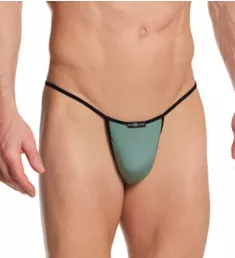 Voyeur Hyperstretch Microfiber Low Rise G-String OLIVVE S