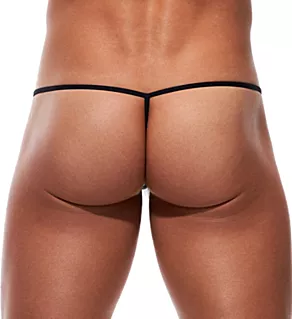 Voyeur Hyperstretch Microfiber Low Rise G-String SIL L