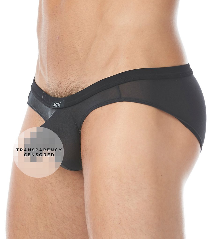 Gregg Homme 122803 Nude 8 Way Hyperstretch Briefs (Black)
