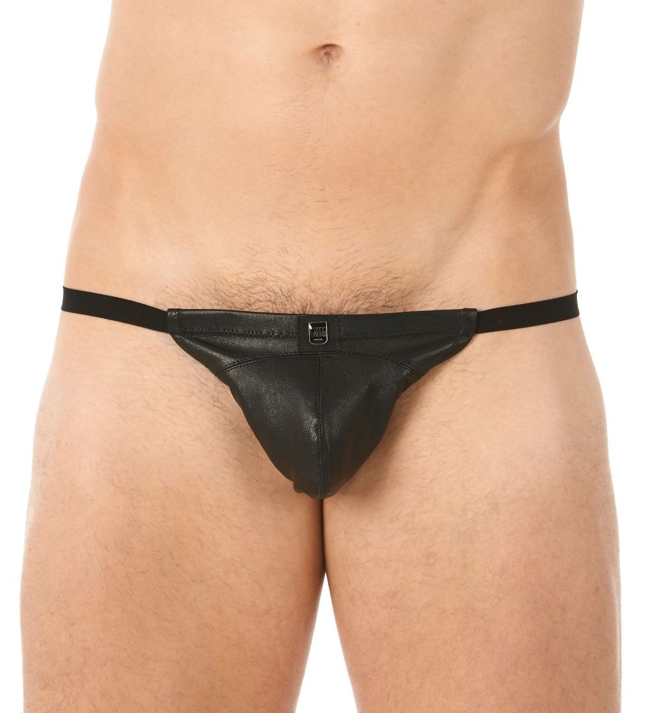 100% Real Leather Lambskin G-String-fs