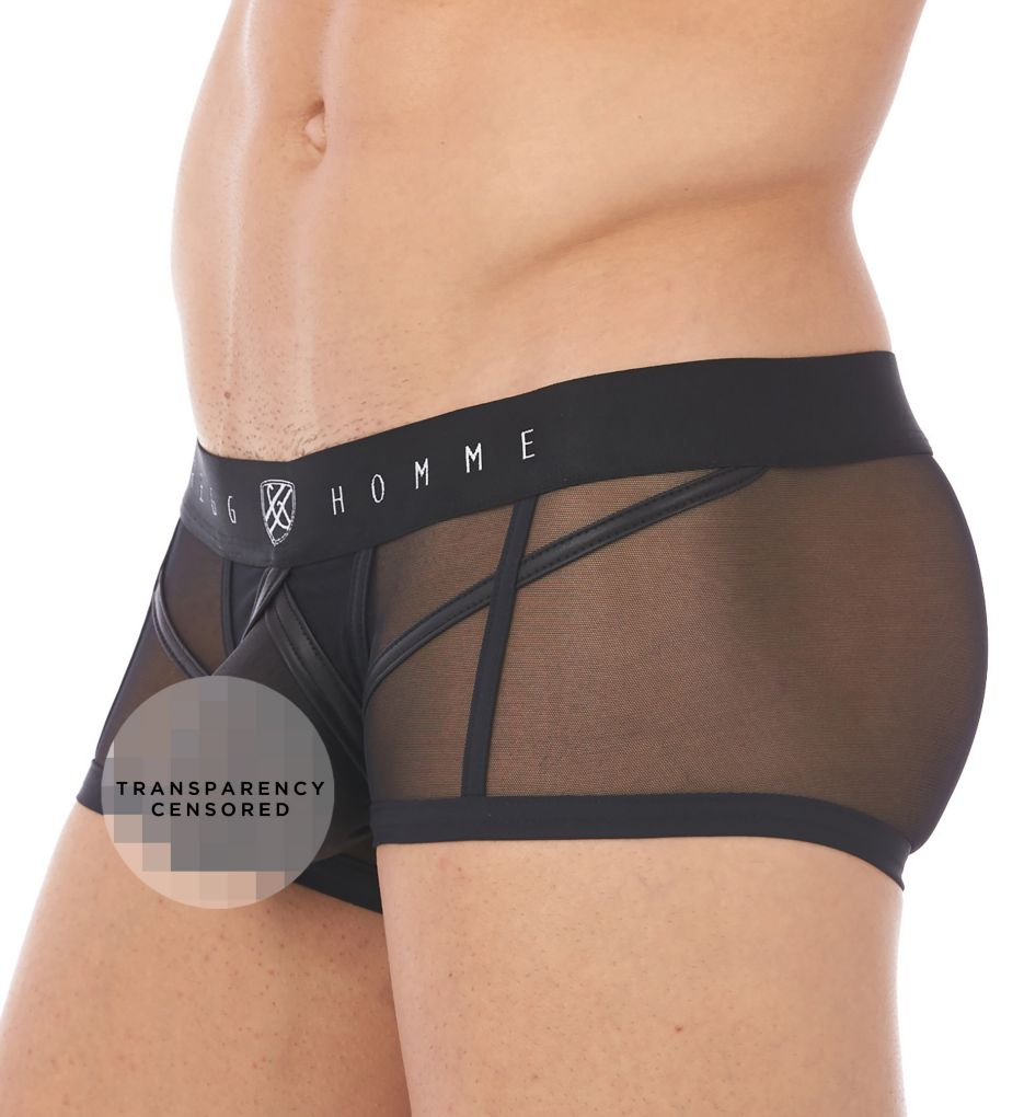  Gregg Homme Men's Erupt Enhancing Ring Mesh Thong 140004 S  Black: Clothing, Shoes & Jewelry