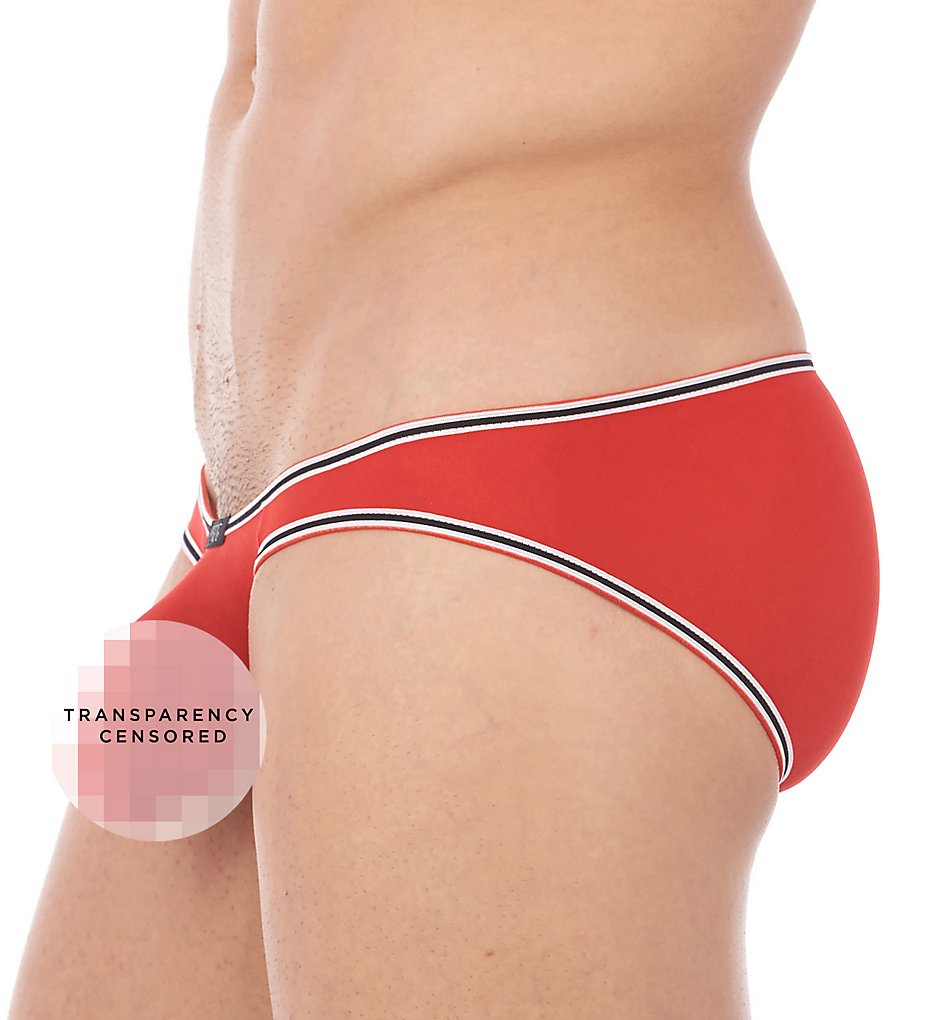 Gregg Homme 140203 Touch Hyperstretch Sheer Low Rise Briefs (Red)