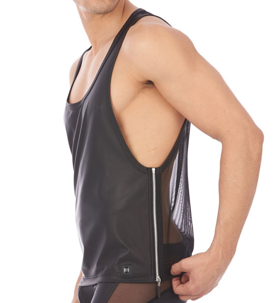 Reckless Faux Leather Tank
