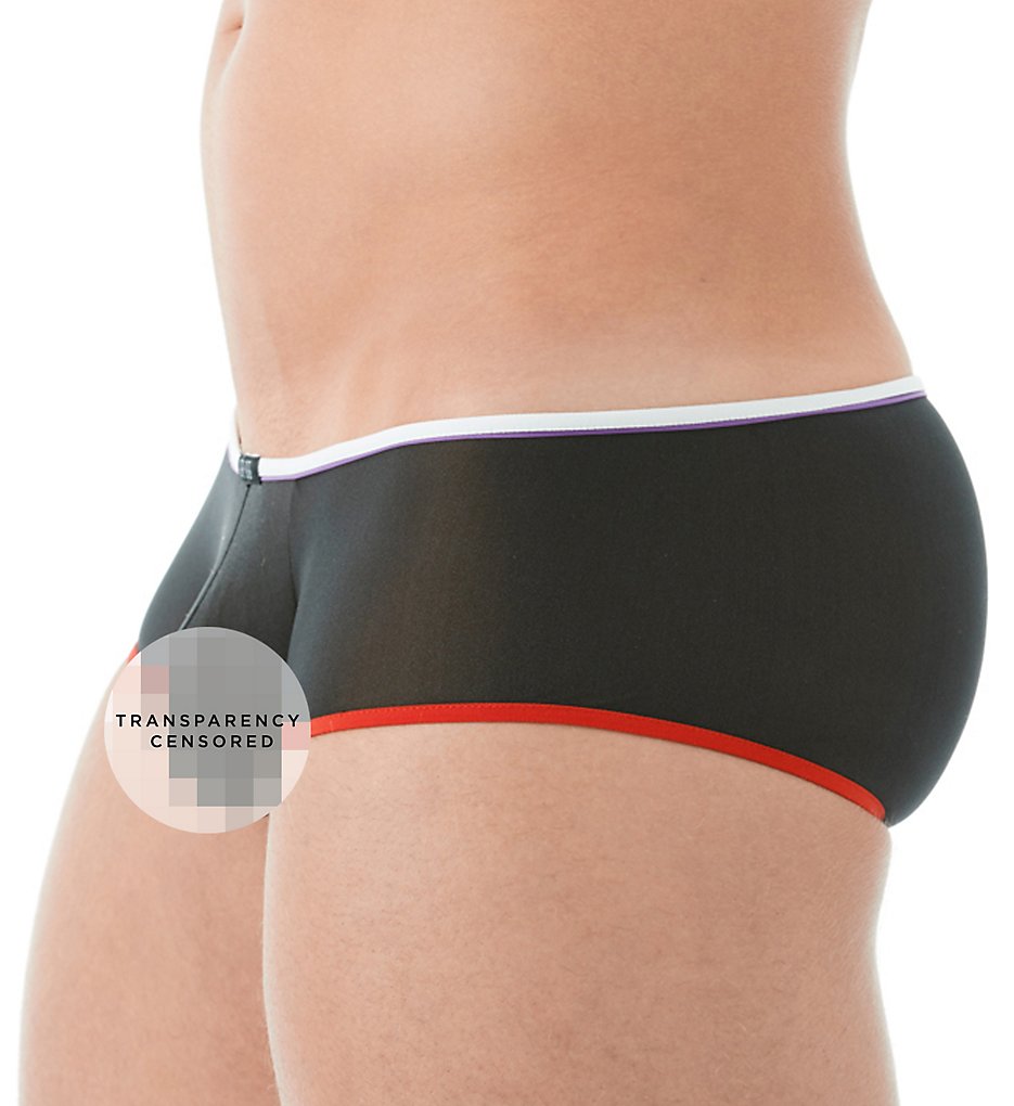 Gregg Homme 142305 Affair Hyperstretch Sheer Low Rise Trunk (Black)
