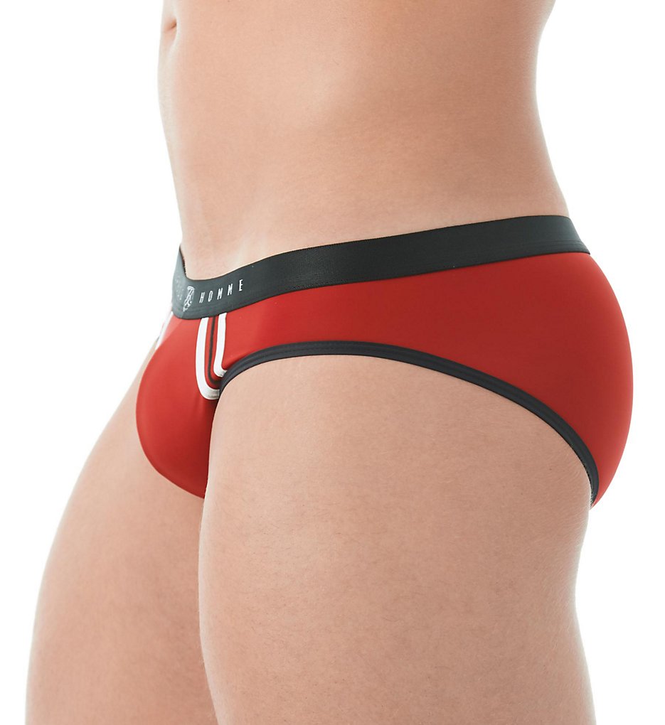 Gregg Homme 142503 Push Up 2.0 Enhancement Briefs With Removable Pad (Red)