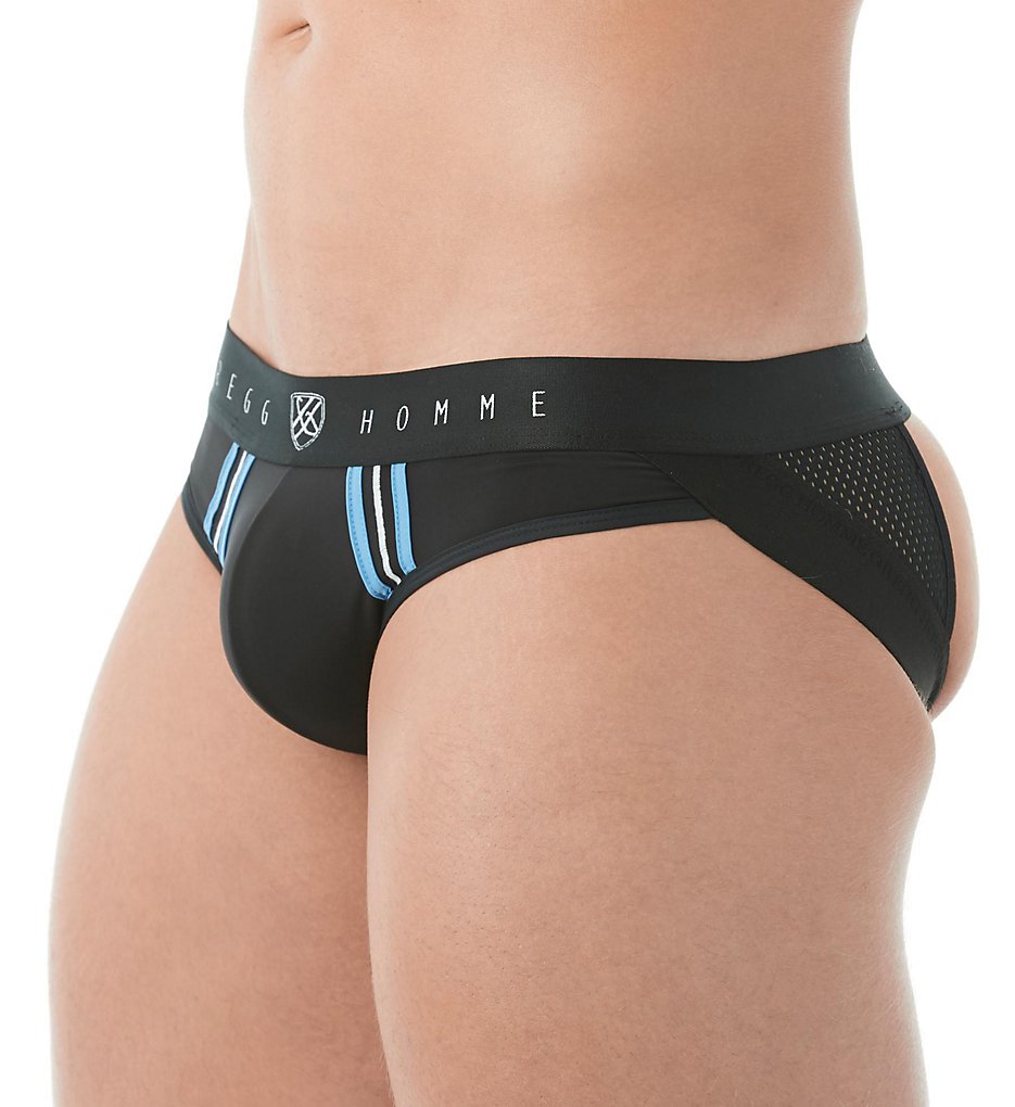 Gregg Homme 142534 Push Up 2.0 Enhancement Jock With Removable Pad (Black)