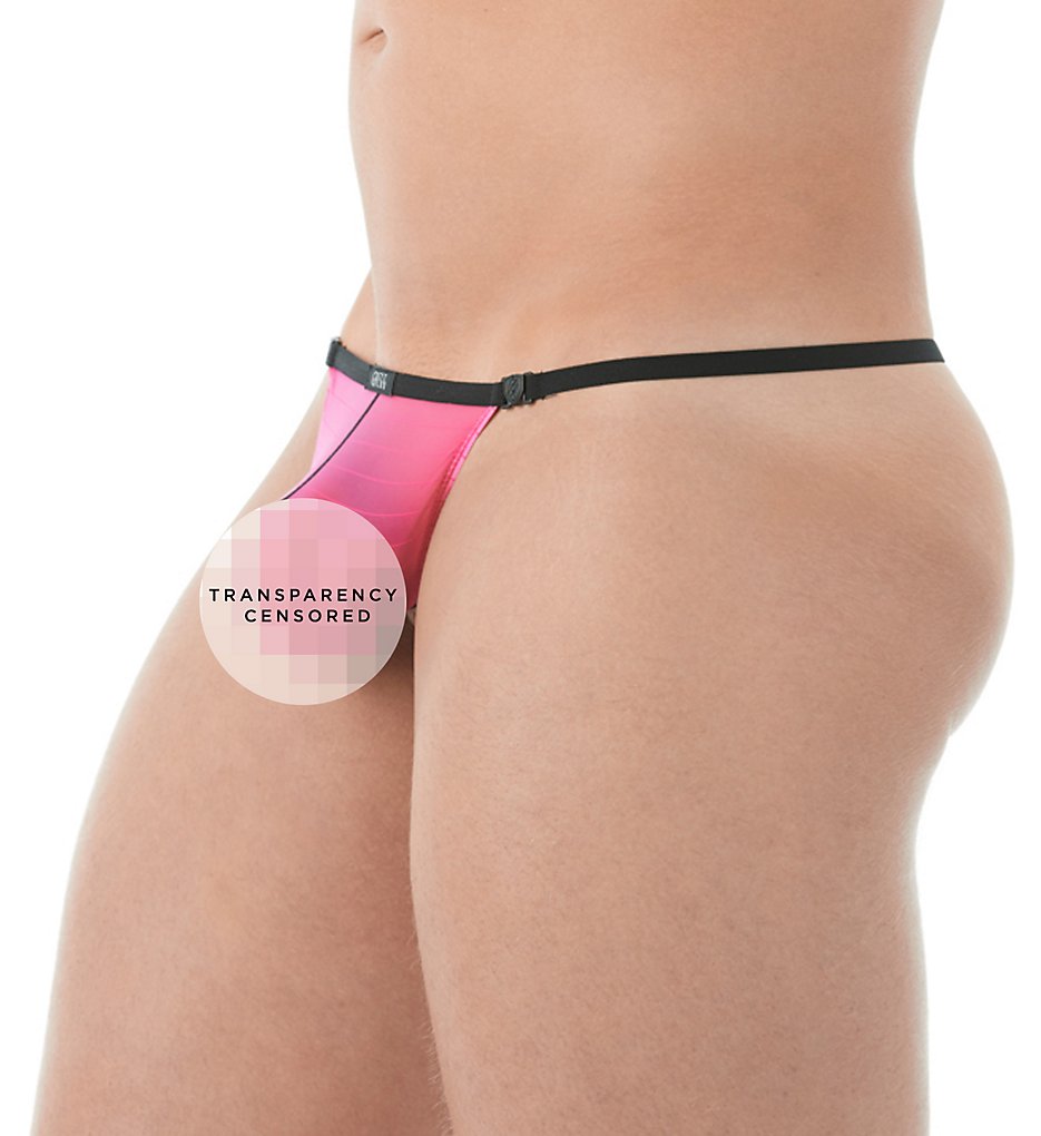 Gregg Homme 142814 Suspender Snap Ring Enhancement Sock (Pink)