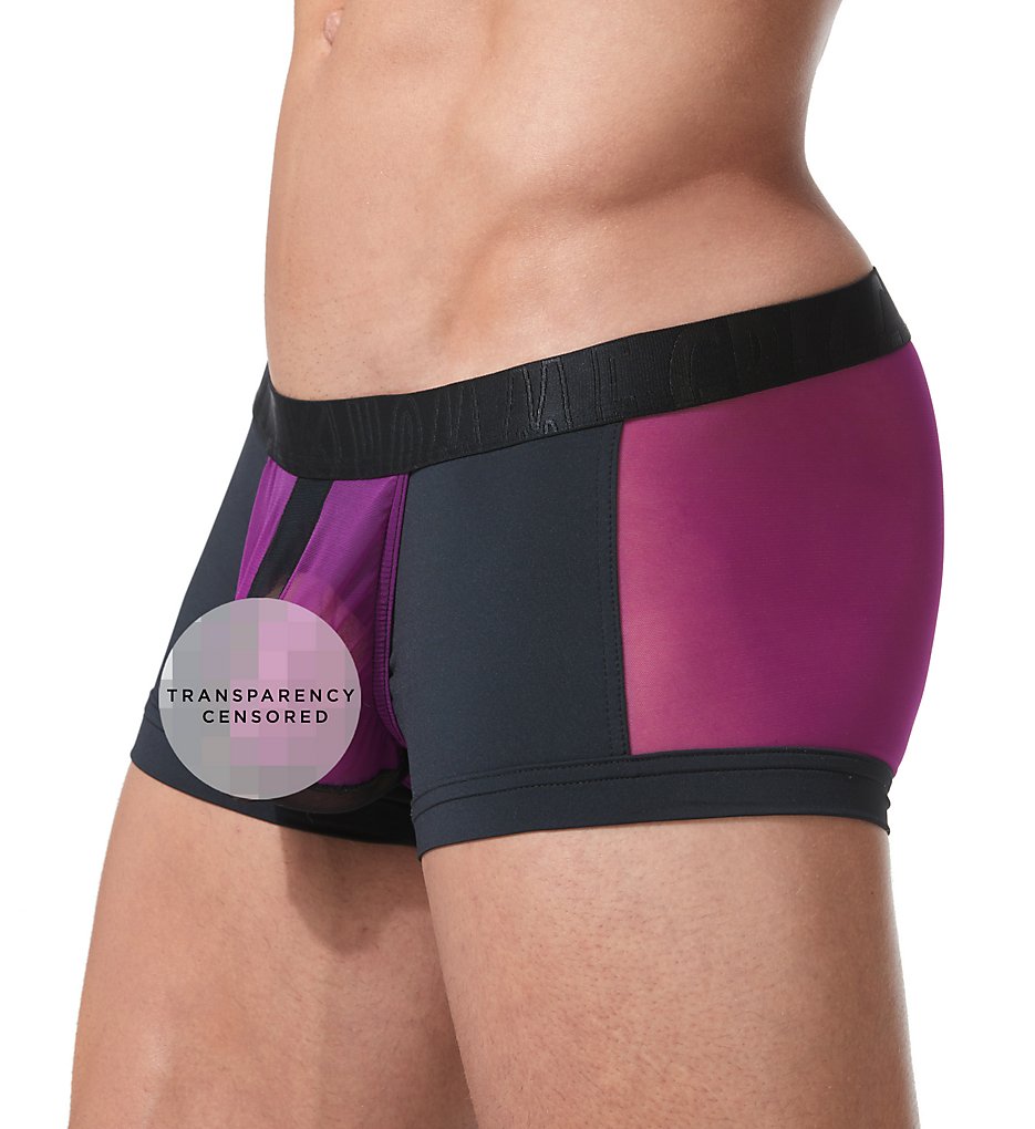Gregg Homme 152105 Temptation See Through Italian Mesh Trunk (Magenta)