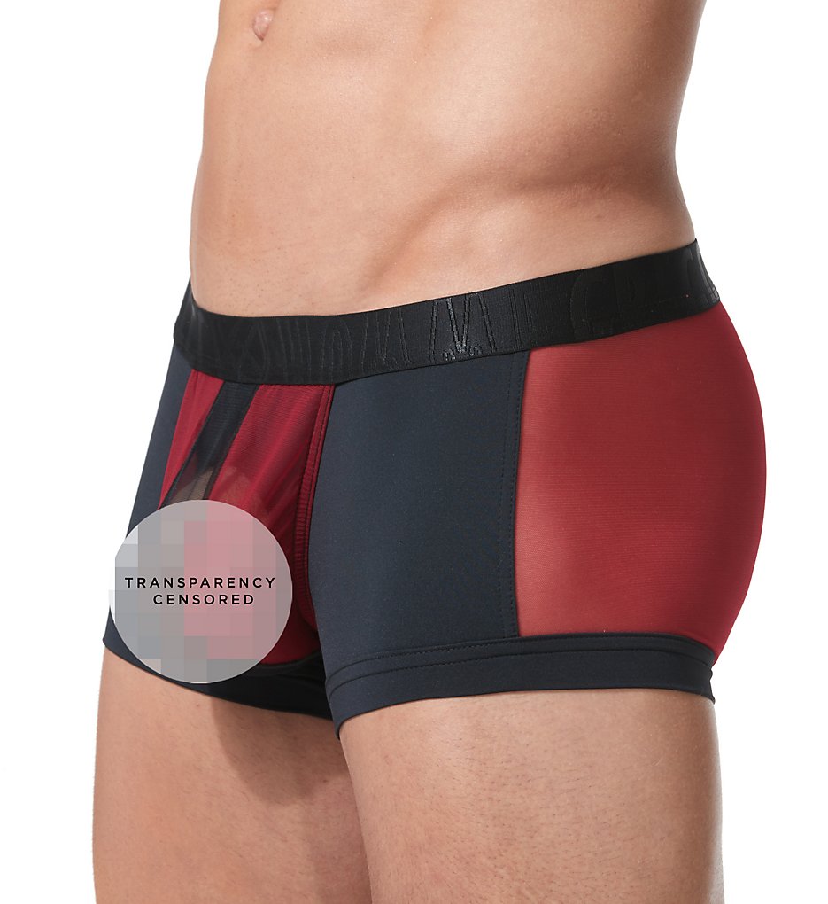Gregg Homme 152105 Temptation See Through Italian Mesh Trunk (Red)