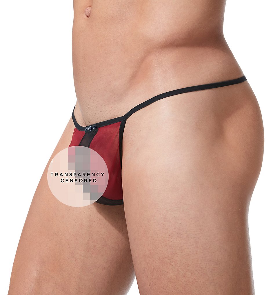 Gregg Homme 152114 Temptation See Through Italian Mesh G-String (Red)
