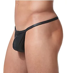 Crave Faux Leather G-String BLK S