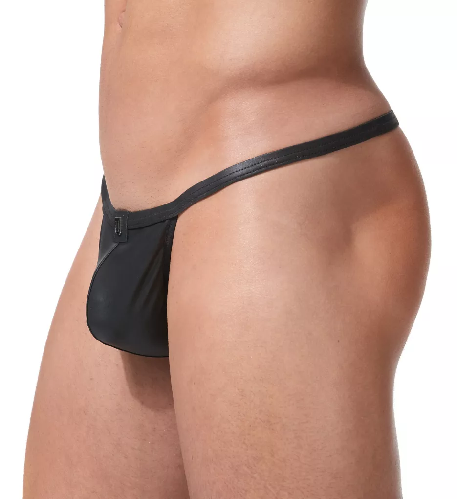 Crave Faux Leather G-String BLK S
