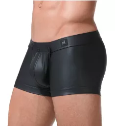 Crave Faux Leather Boxer with Detachable Pouch BLK S