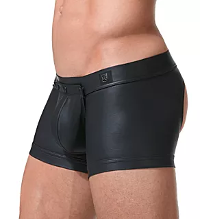 Crave Faux Leather Backless Trunk BLK L