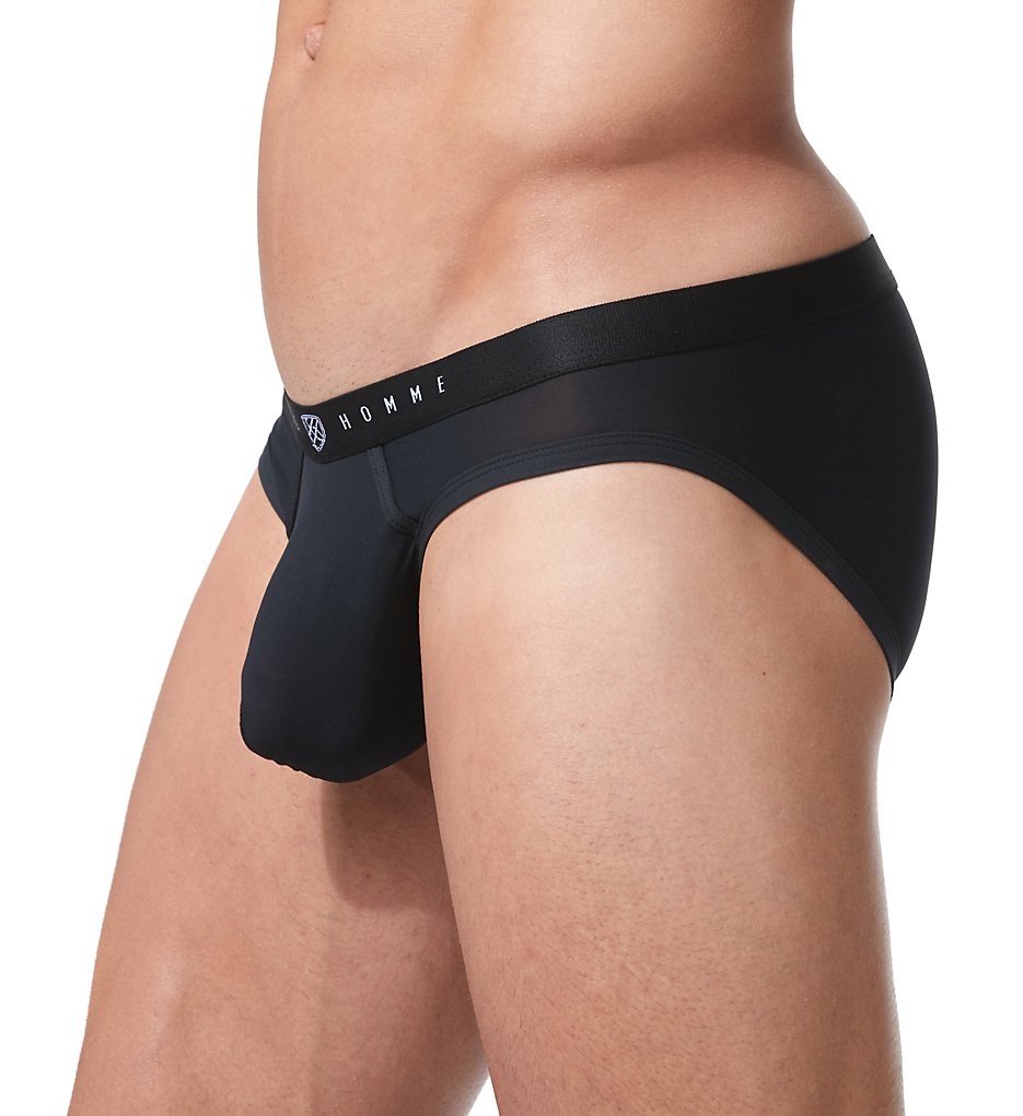 Gregg Homme 152703 Room-Max Large Pouch Briefs (Black)