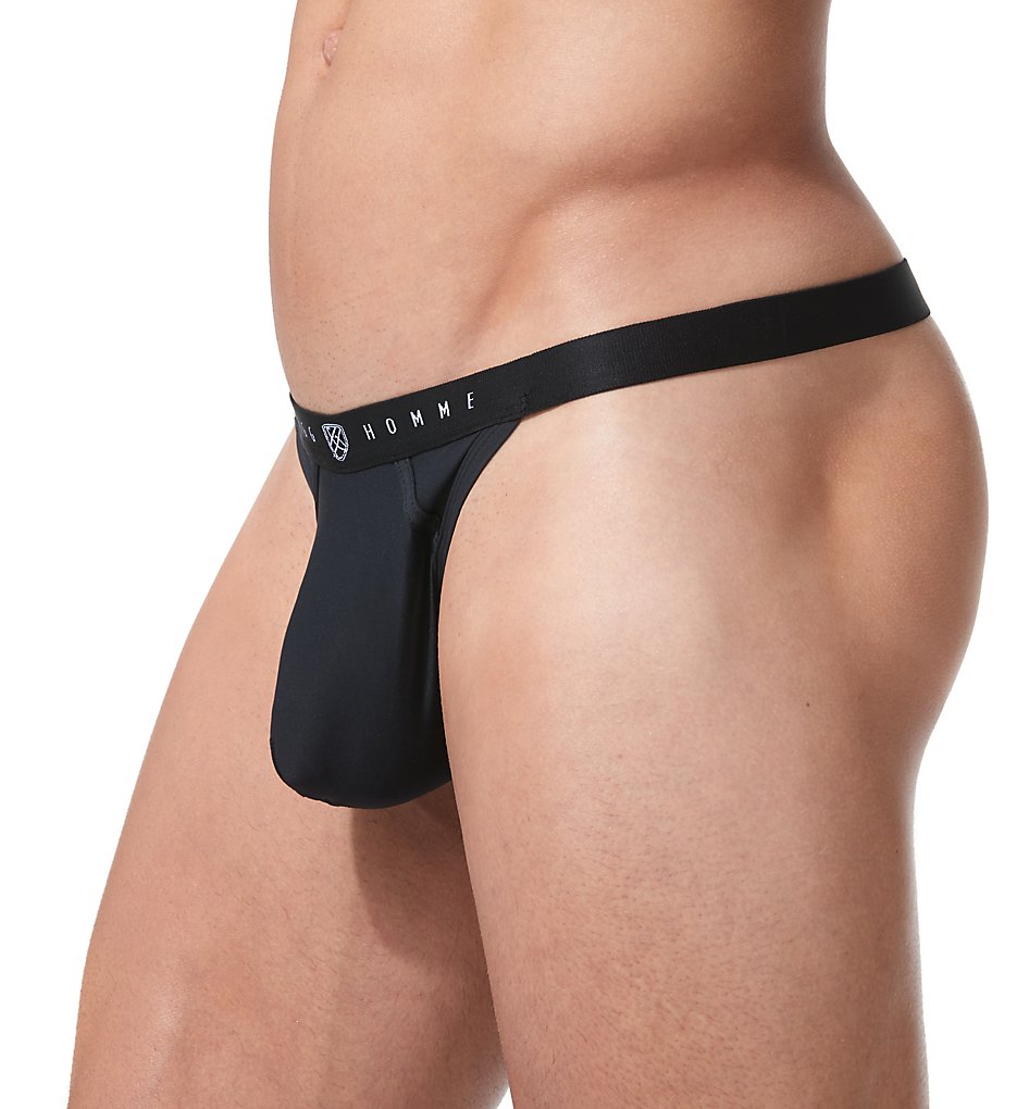 Gregg Homme 152704 Room-Max Large Pouch Thong (Black)