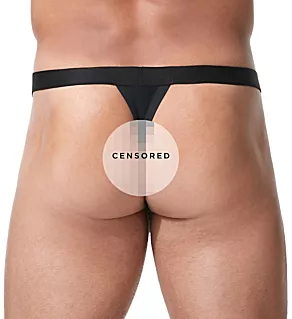 Room-Max Large Pouch Thong BLK L