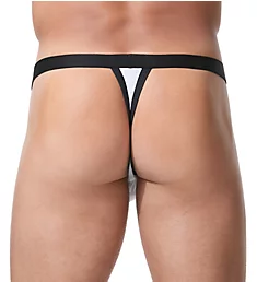 Room-Max Large Pouch Thong WHT S