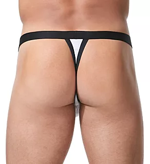 Room-Max Large Pouch Thong WHT XL