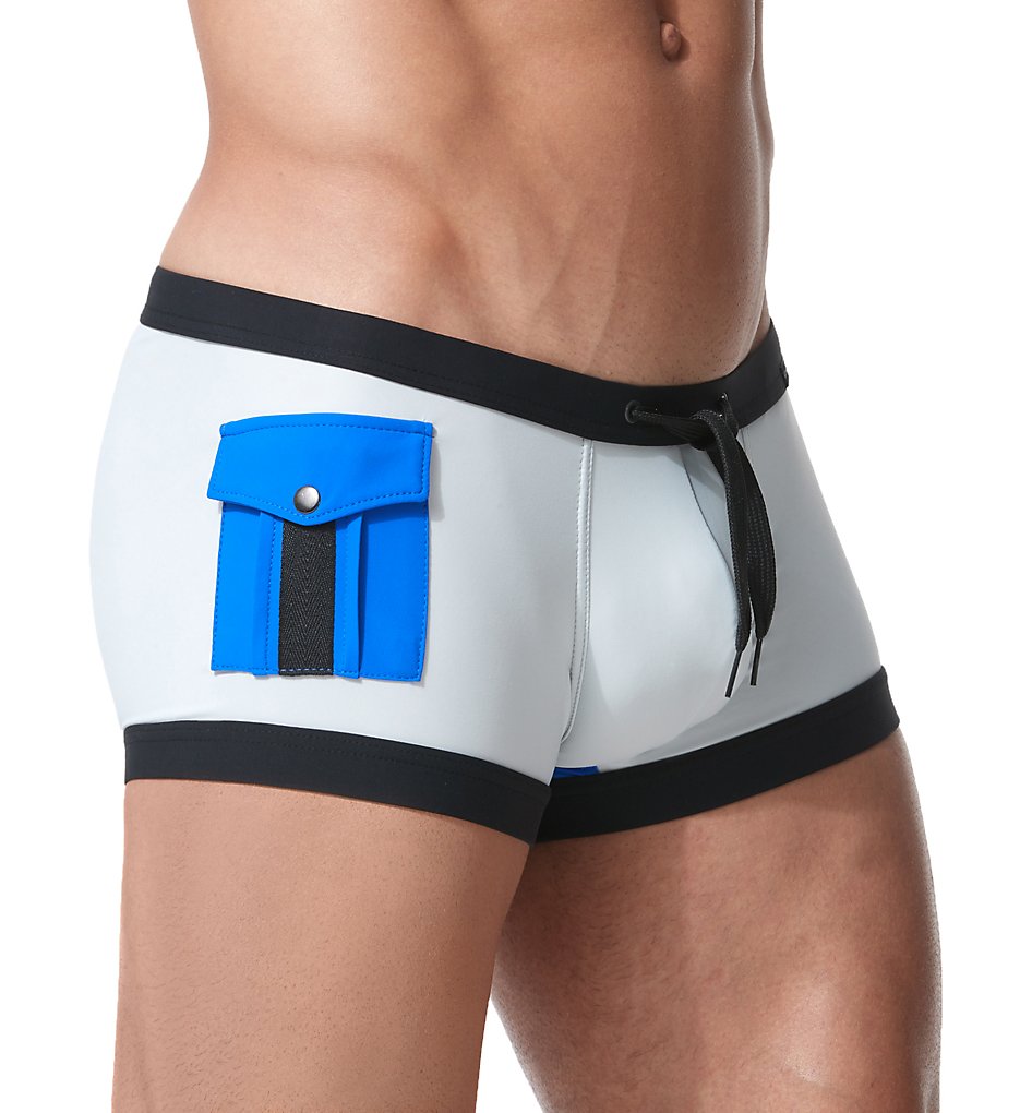 Gregg Homme 153105 Cruising Cargo Swim Trunk (Grey)