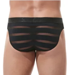 Encore Plus See Through Stripe Brief