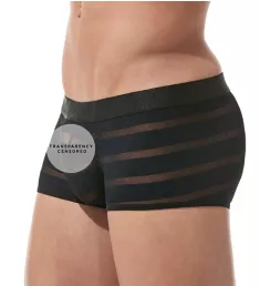 Encore Plus See Through Stripe Trunk Black M