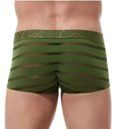 Encore Plus See Through Stripe Trunk Khaki L