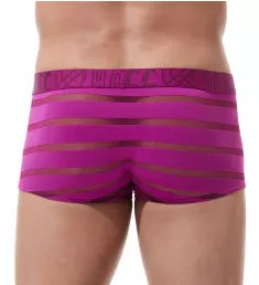 Encore Plus See Through Stripe Trunk Magenta S