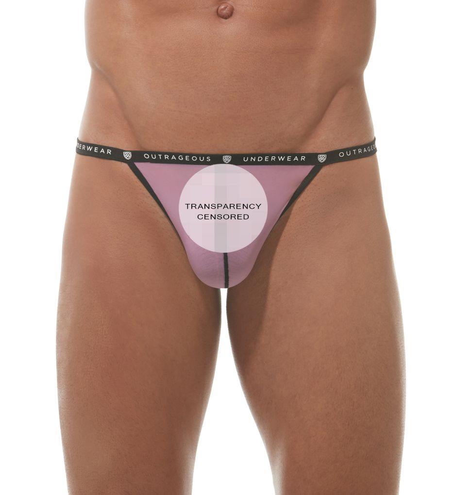 Gregg Homme Bubble G'Homme Pouch G-String Pink01 L  - Image 1