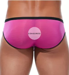 Renegade Peekaboo Sheer Brief PINK S