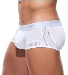 Push Up 4.0 Athletic Micromesh Boxer Brief WHT L