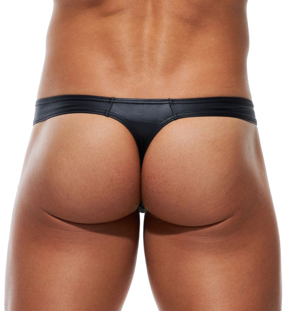 DMNT Faux Leather Thong