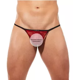 Starr Crotchless String with C-Ring